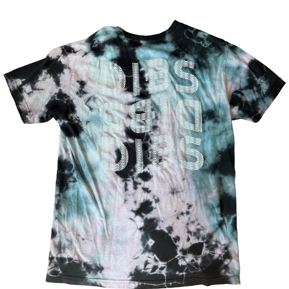 Tie-Dye Men's Shirt‎ - Blue and Black - Picture 3 of 7